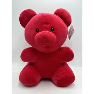 Gummy Bear Plush 16” Red Stuffed Animal Bear Way To Celebrate